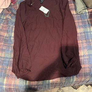 Maroon blouse